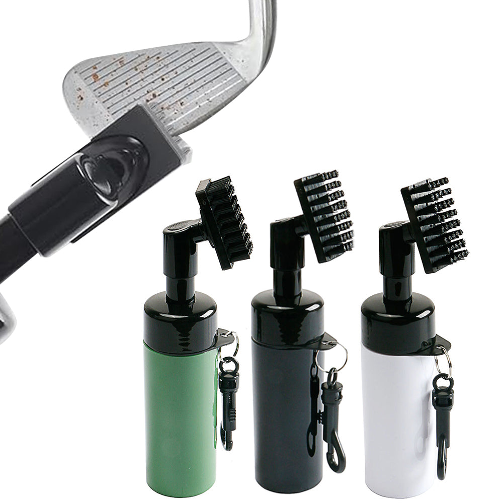 Golf Club Groove Cleaning Brush with Squeeze Bottles