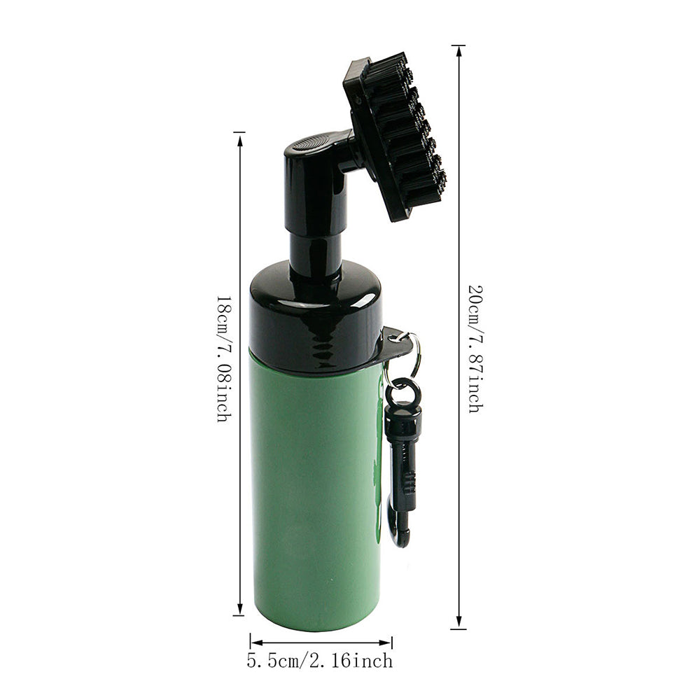 Golf Club Groove Cleaning Brush with Squeeze Bottles
