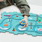 13-Piece DIY Assembling Electric Puzzle Track Car Play Toys