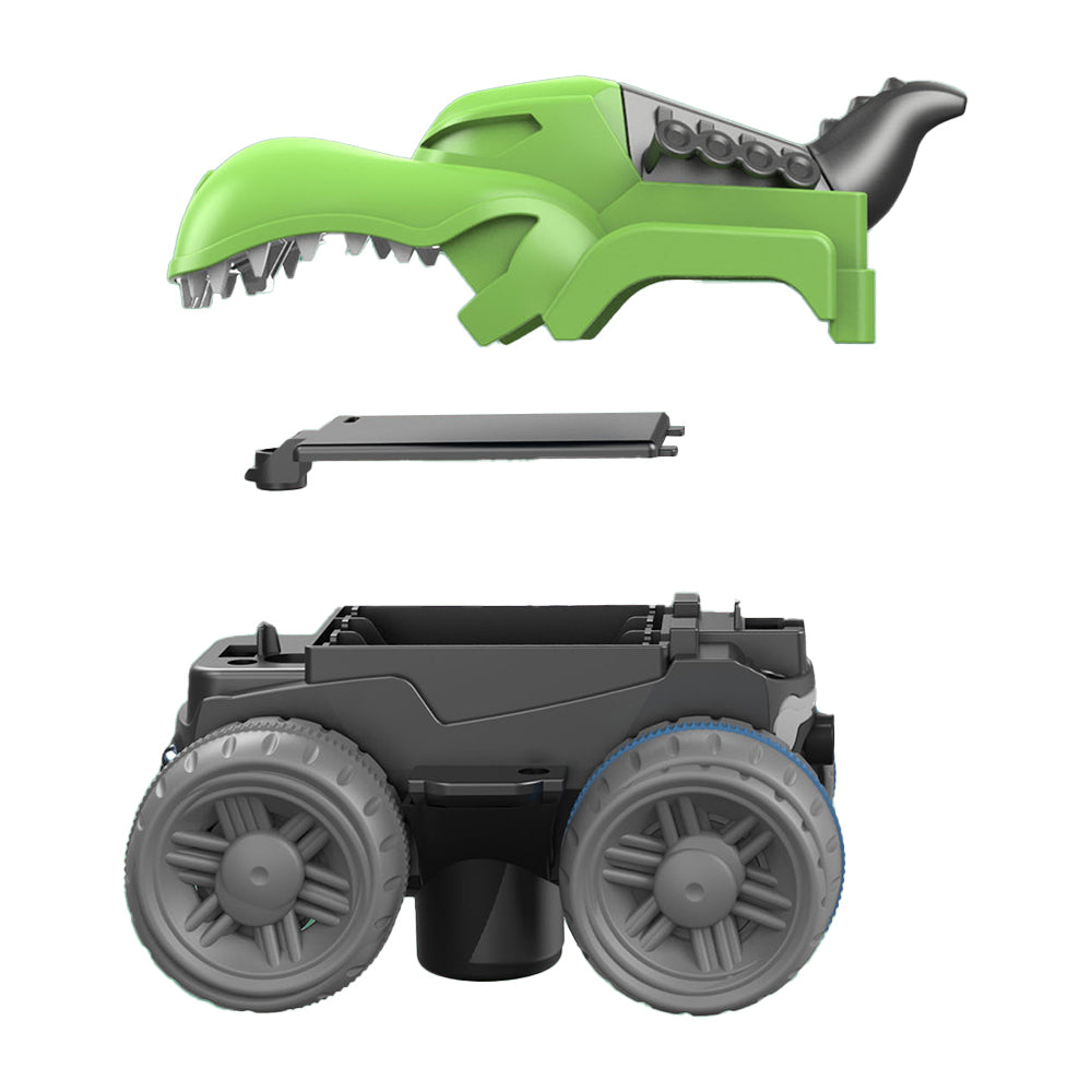 Changeable Track LED Light Up Dinosaur Race Car Flexible Race Track Electric Dinosaur Car Toy
