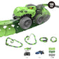 Changeable Track LED Light Up Dinosaur Race Car Flexible Race Track Electric Dinosaur Car Toy