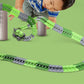 Changeable Track LED Light Up Dinosaur Race Car Flexible Race Track Electric Dinosaur Car Toy