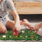 Christmas DIY Assembling RailCar Building Toys Set Puzzle Track Car Play Set Kid Gift