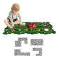 Christmas DIY Assembling RailCar Building Toys Set Puzzle Track Car Play Set Kid Gift