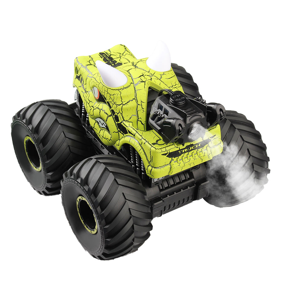 Dinosaur Toys RC Stunt Car 360 Degree Rolling Twister with Light