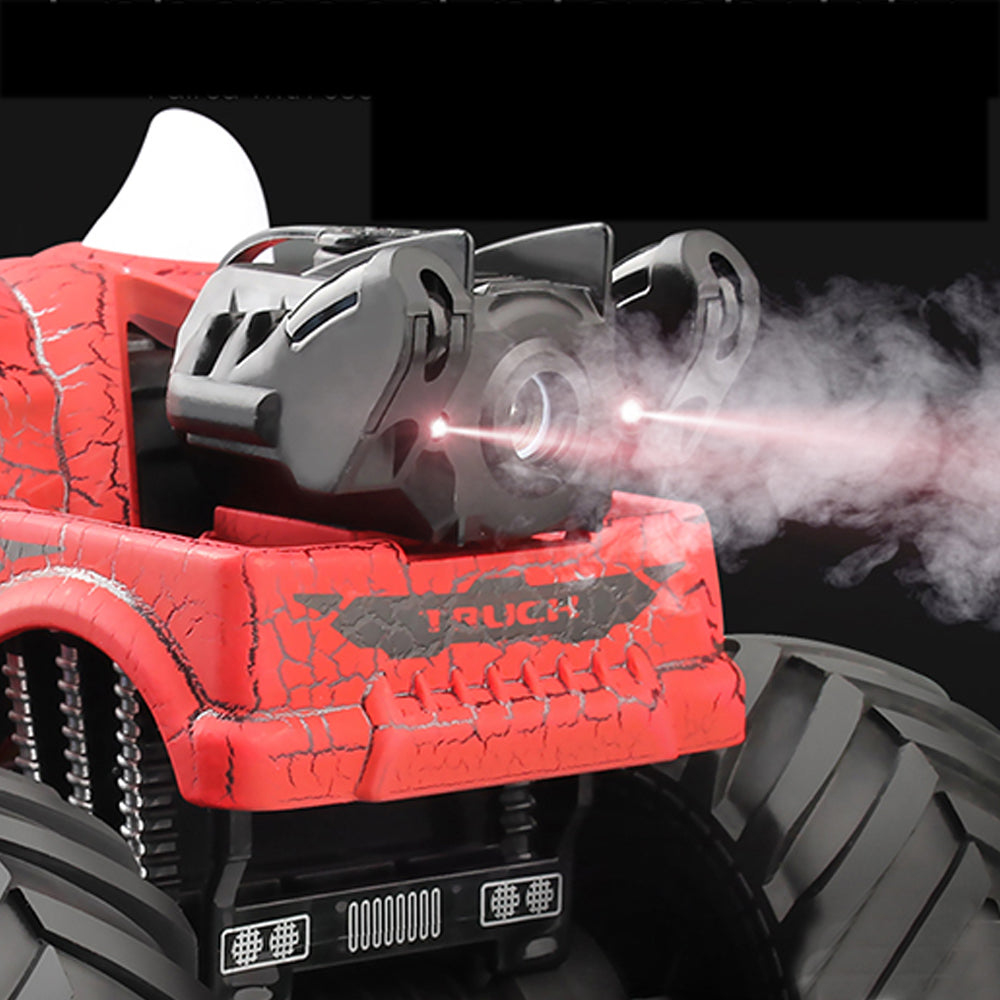 Dinosaur Toys RC Stunt Car 360 Degree Rolling Twister with Light