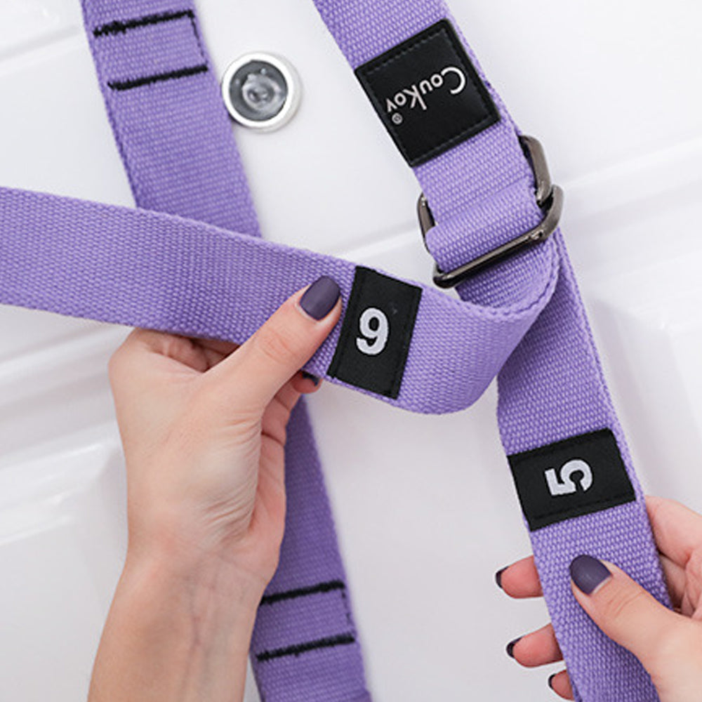 Stretching Exercise Belt Ballet  Band Leg with Door Anchor Flexibility Trainer  for Dance Aerial Yoga Ballet