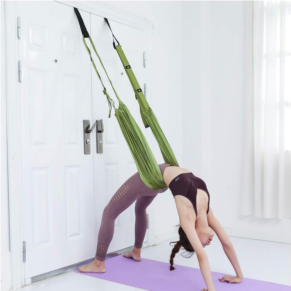 Stretching Exercise Belt Ballet  Band Leg with Door Anchor Flexibility Trainer  for Dance Aerial Yoga Ballet