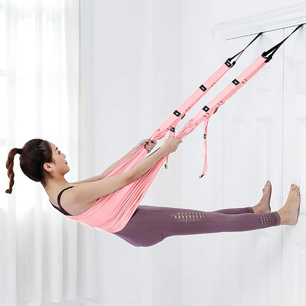 Stretching Exercise Belt Ballet  Band Leg with Door Anchor Flexibility Trainer  for Dance Aerial Yoga Ballet