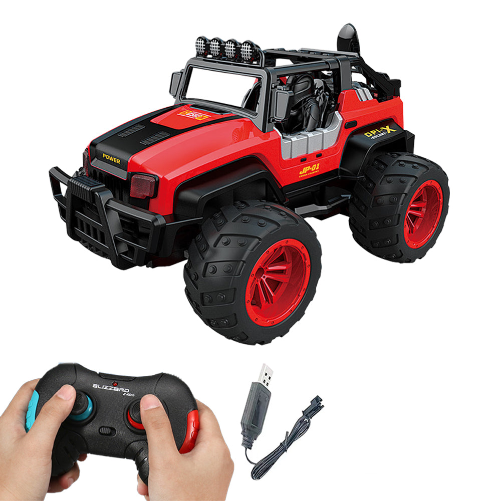 RC Cars Kids Remote Control Toys Car 2.4 GHz LED Light Off Road Monster RC Trucks