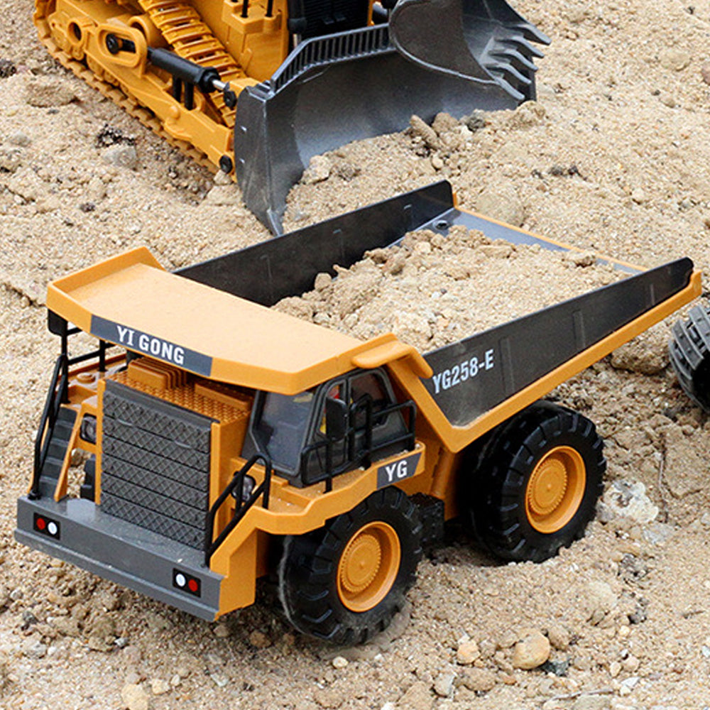 Remote Control Dump Truck RC Construction Vehicles with Lights and Sounds Truck Toy