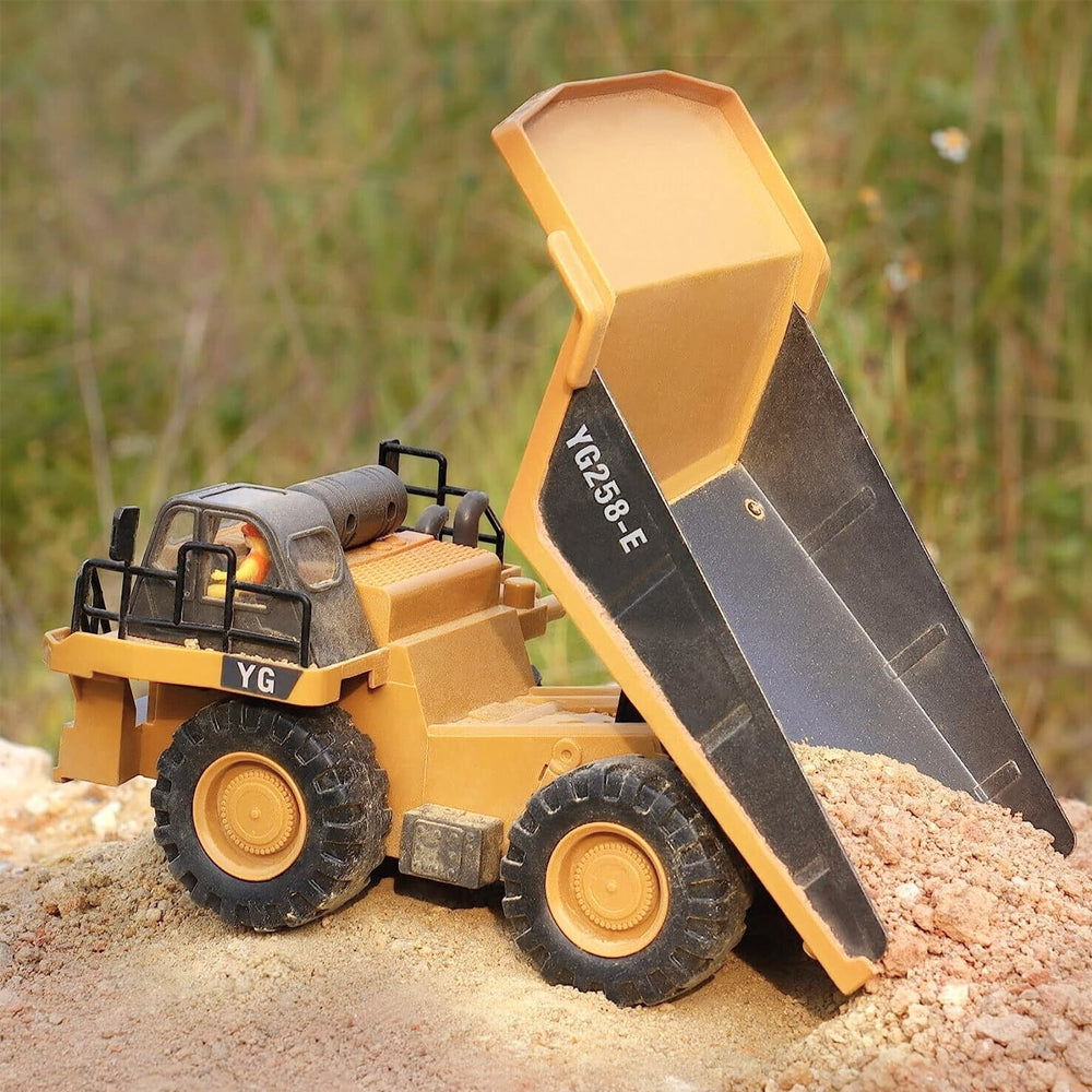 Remote Control Dump Truck RC Construction Vehicles with Lights and Sounds Truck Toy