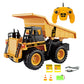 Top Race Remote Control Dump Truck 6 Channel Electric Radio Control Construction Vehicles