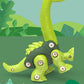 Set of 4 Pieces Take Apart Drill Toy DIY Assembled Dinosaur Toys