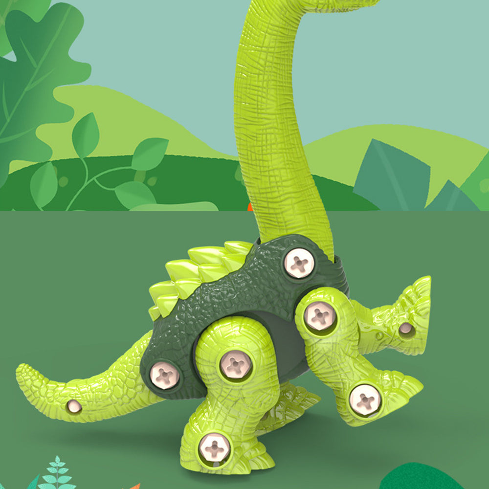 Set of 4 Pieces Take Apart Drill Toy DIY Assembled Dinosaur Toys