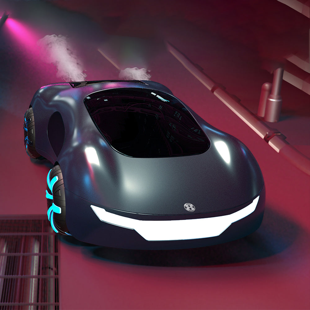 Remote Control Car LED Rechargeable Drifting Dual Spray RC Car Electric Stunt Car