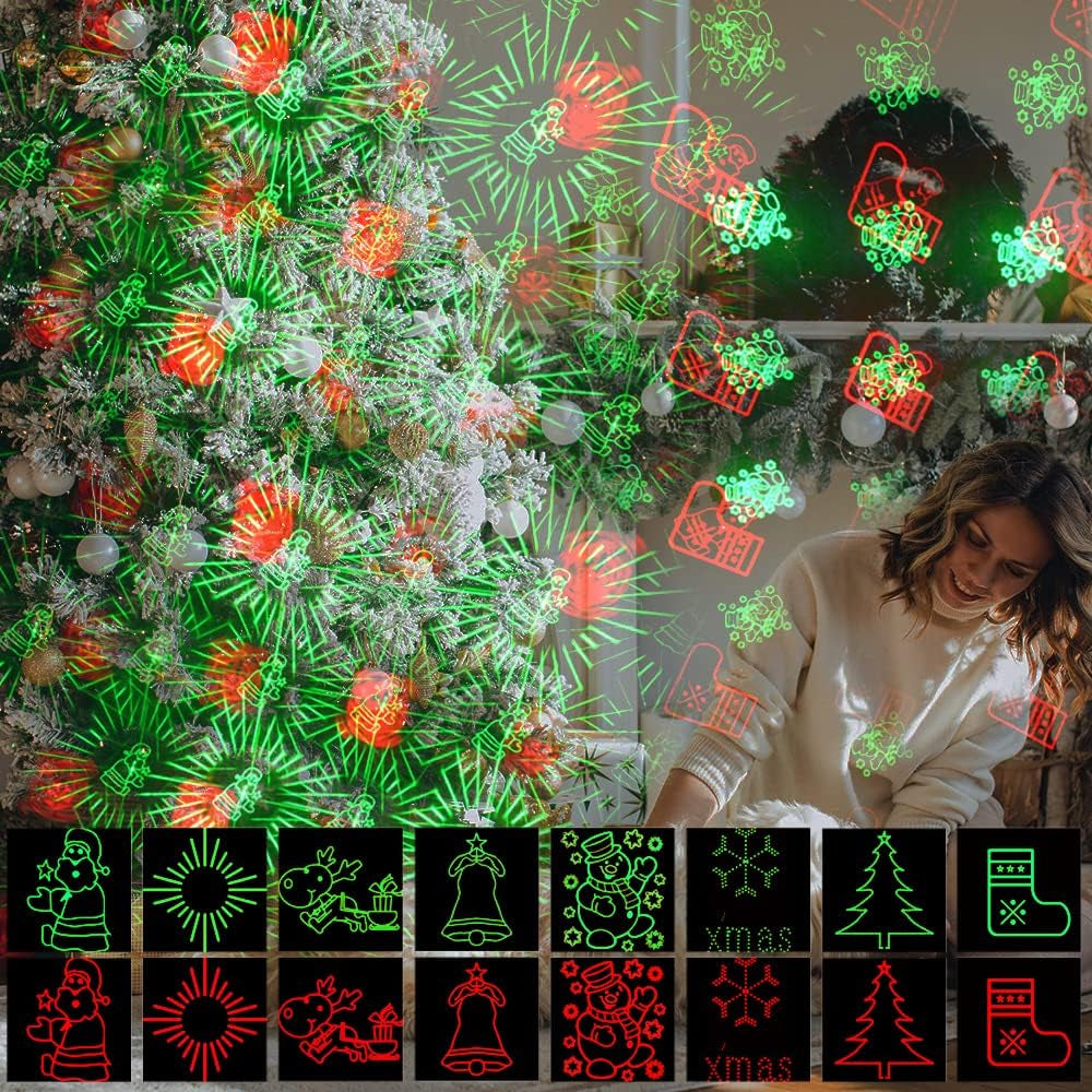 USB Car Roof Room Atmosphere Christmas Lamp LED Decoration Projector Night Light