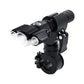 3-head USB Rechargeable Bike Headlight With Bracket for Night Cycling