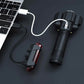 3-head USB Rechargeable Bike Headlight With Bracket for Night Cycling