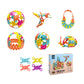 90Pcs/138Pcs/280Pcs DIY Colorful Building Blocks Kits Kids Educational Toys