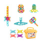 90Pcs/138Pcs/280Pcs DIY Colorful Building Blocks Kits Kids Educational Toys