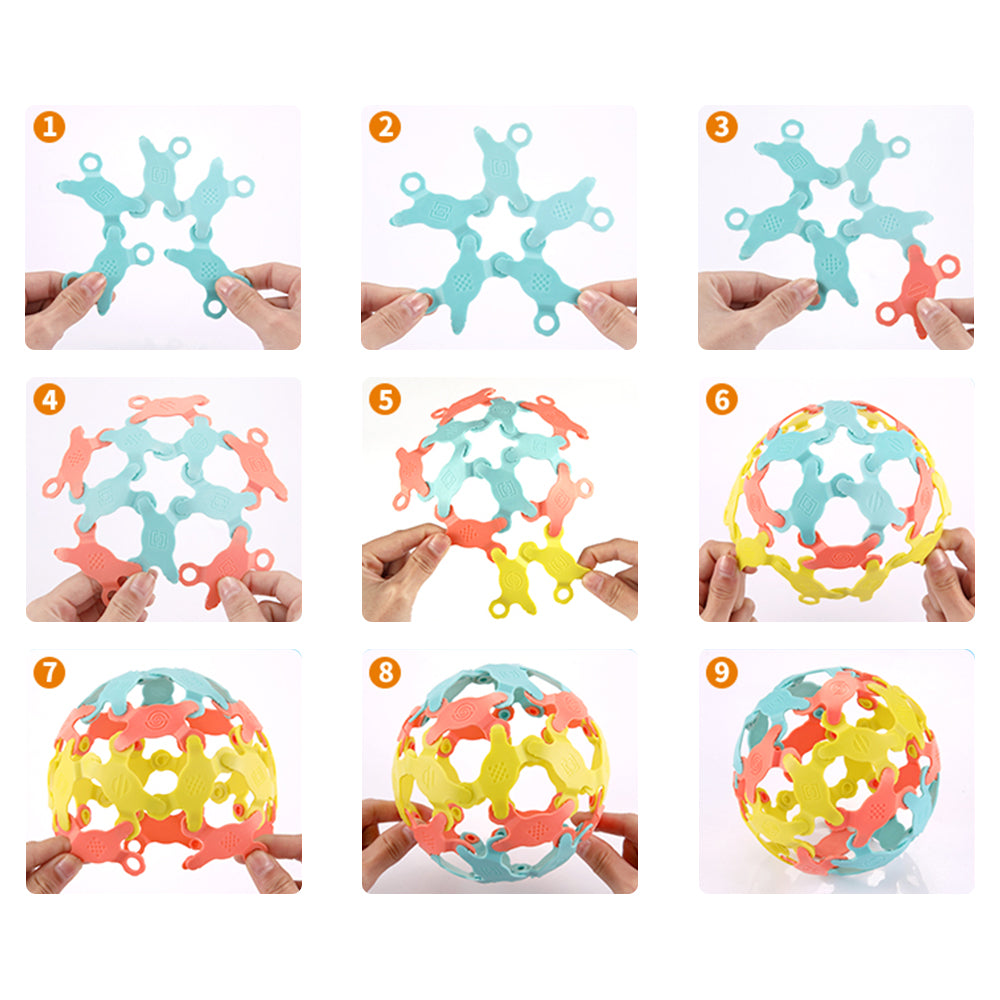 90Pcs/138Pcs/280Pcs DIY Colorful Building Blocks Kits Kids Educational Toys
