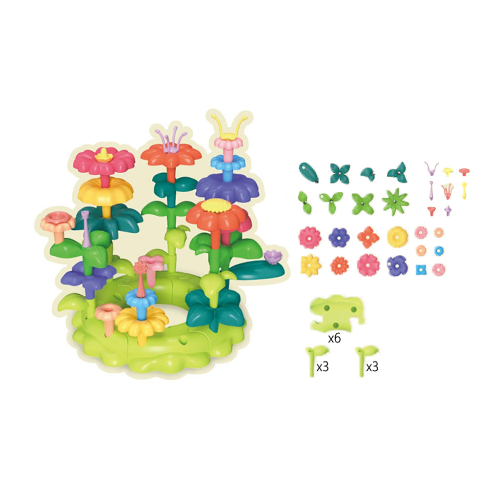 Flower Garden Building Toys DIY Gardening Toy Set