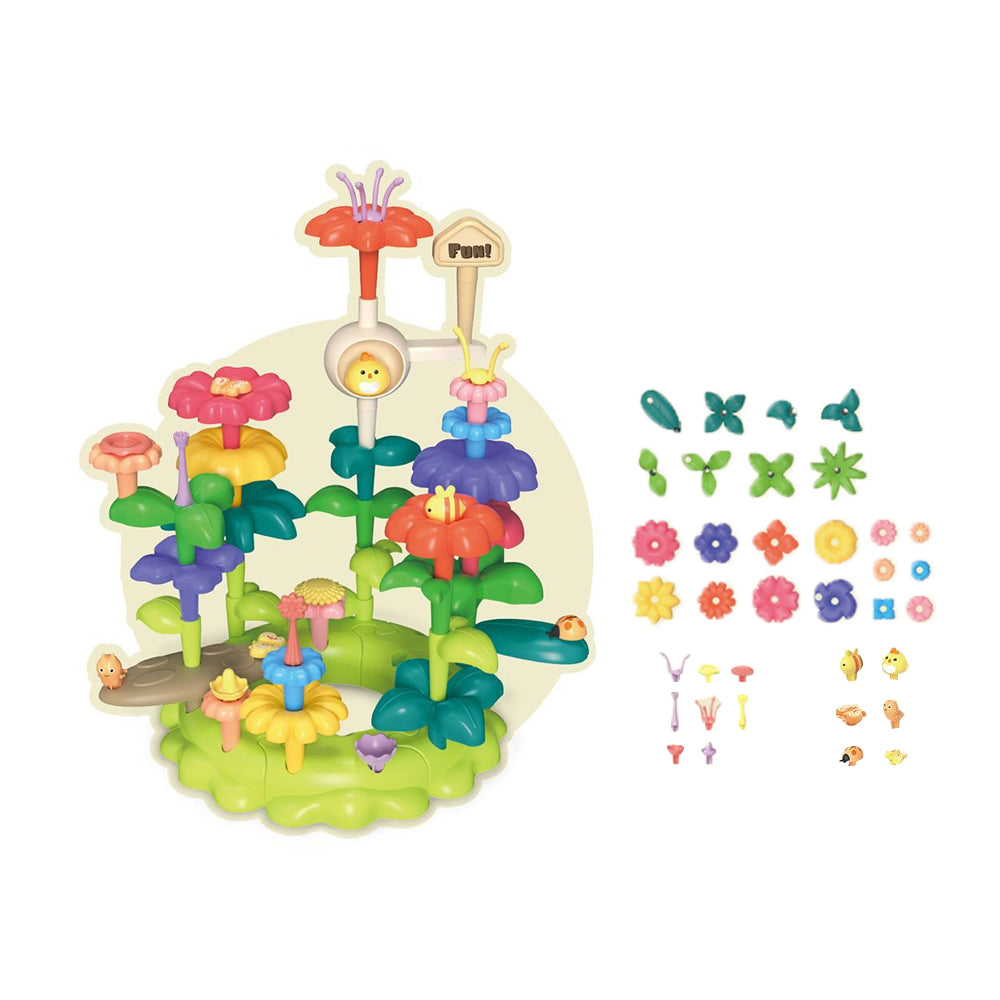 Flower Garden Building Toys DIY Gardening Toy Set