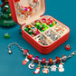 66Pcs Christmas Jewelry Making kit DIY Bracelet Charms with Jewelry Box