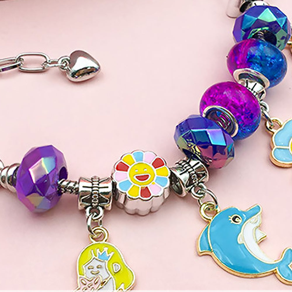 57Pcs DIY Bracelet Charms Making Kit Jewelry Making Kit