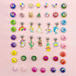 57Pcs DIY Bracelet Charms Making Kit Jewelry Making Kit