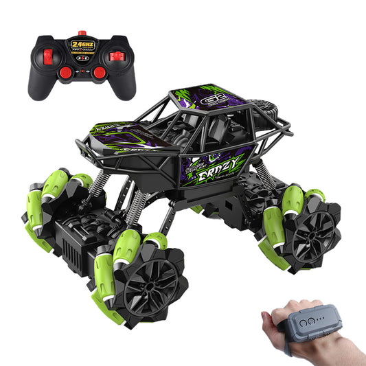 Remote Control Car 2.4GHz High Speed All Terrains Monster Off Road RC Car Toy-RC Car+Remote Control+Watch Remote Control