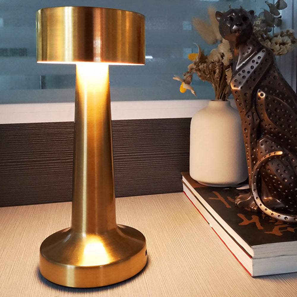Rechargeable Led Table Lamp Touch Dimmable Desk Lamp Night Light-Dumbbell