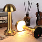 Rechargeable Led Table Lamp Touch Dimmable Desk Lamp Night Light-Mushroom