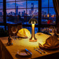 Rechargeable Led Table Lamp Touch Dimmable Desk Lamp Night Light-Mushroom