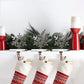 Snowflake Christmas Stocking Holders Metal Mantel Stocking Hangers