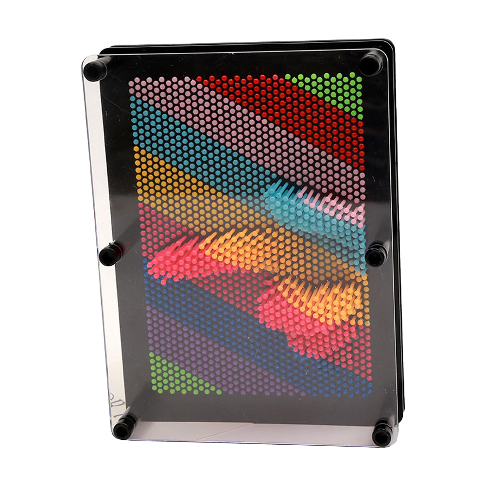Rainbow 3D Pin Art Board Toy Sculpture