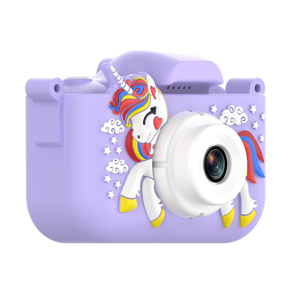 1080P HD Unicorn Kids Digital Camera Toy with 32G Memory Card