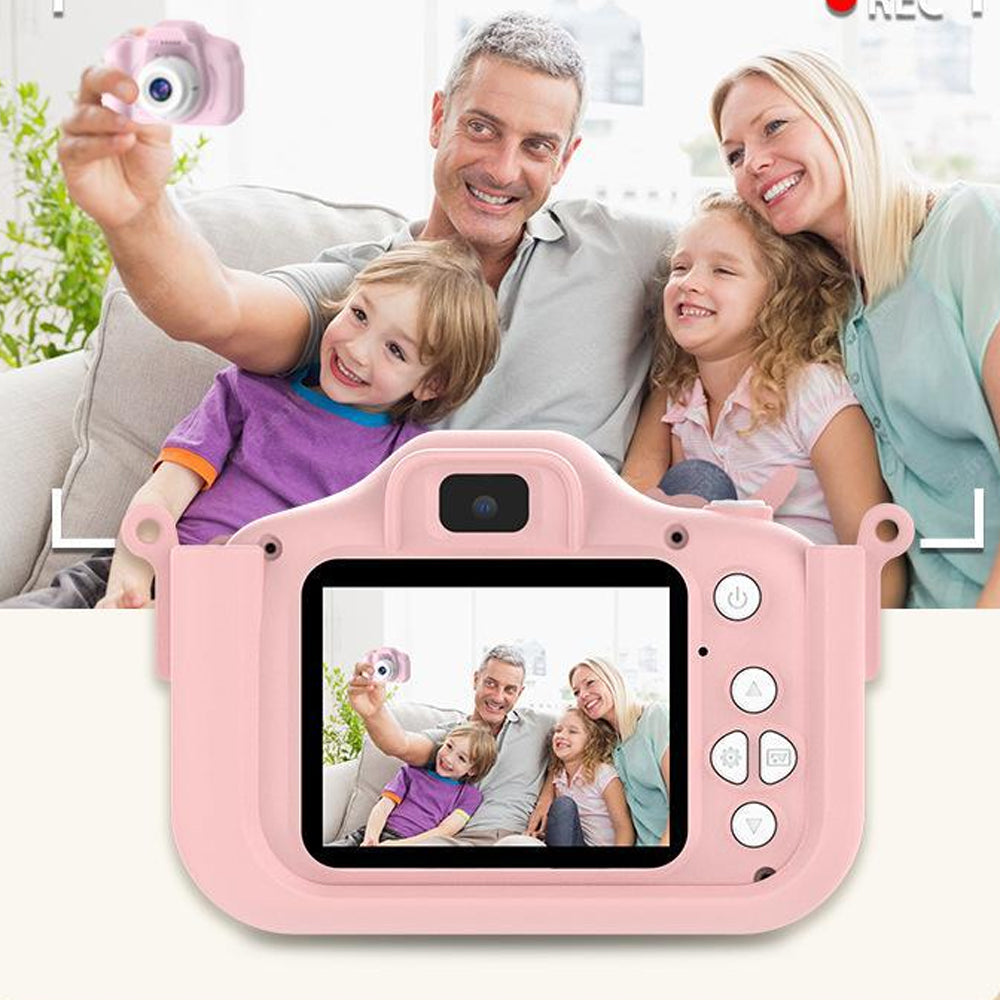1080P HD Unicorn Kids Digital Camera Toy with 32G Memory Card
