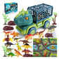 Dinosaur Truck Toys with 15 Dino Figures Dinosaur Play Set for Kid-T-rex Truck