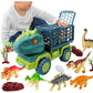 Dinosaur Truck Toys with 15 Dino Figures Dinosaur Play Set for Kid-T-rex Truck