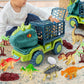 Dinosaur Truck Toys with 15 Dino Figures Dinosaur Play Set for Kid-T-rex Truck