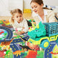 Dinosaur Truck Toys with 15 Dino Figures Dinosaur Play Set for Kid-Triceratops Truck