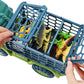 Dinosaur Truck Toys with 15 Dino Figures Dinosaur Play Set for Kid-T-rex Truck