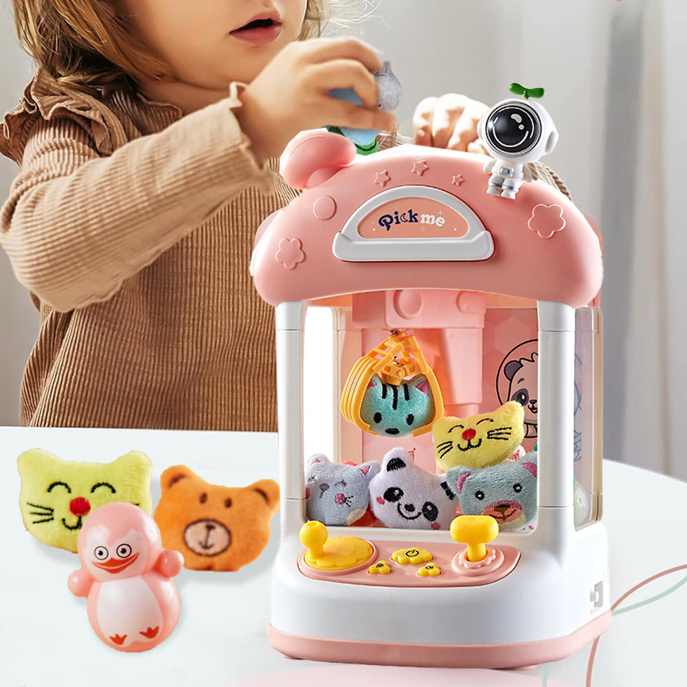 Mini Home Claw Machine with Sound Effect Kids Toys for Girls and Boys