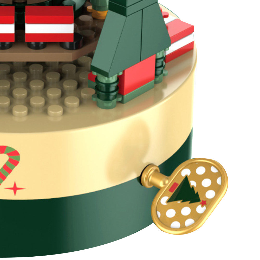 Christmas Tree Music Box Building DIY Block Kits