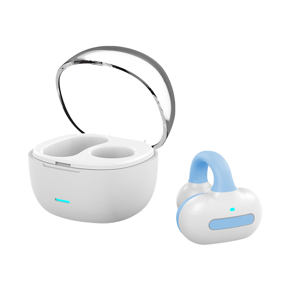 MG8 TWS Bluetooth 5.2 Ear-clip Bone Conduction Earphones with Charging Case