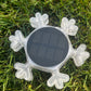 2Pcs Solar Snowflake LED Light Solar Lawn Wall Light Underground Light