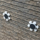 2Pcs Solar Snowflake LED Light Solar Lawn Wall Light Underground Light