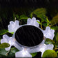 2Pcs Solar Snowflake LED Light Solar Lawn Wall Light Underground Light